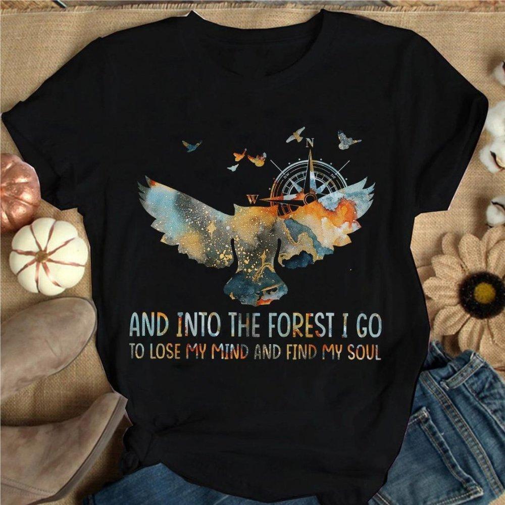 Owl I Go To Lose My Mind Pun Humor Graphic T-Shirt